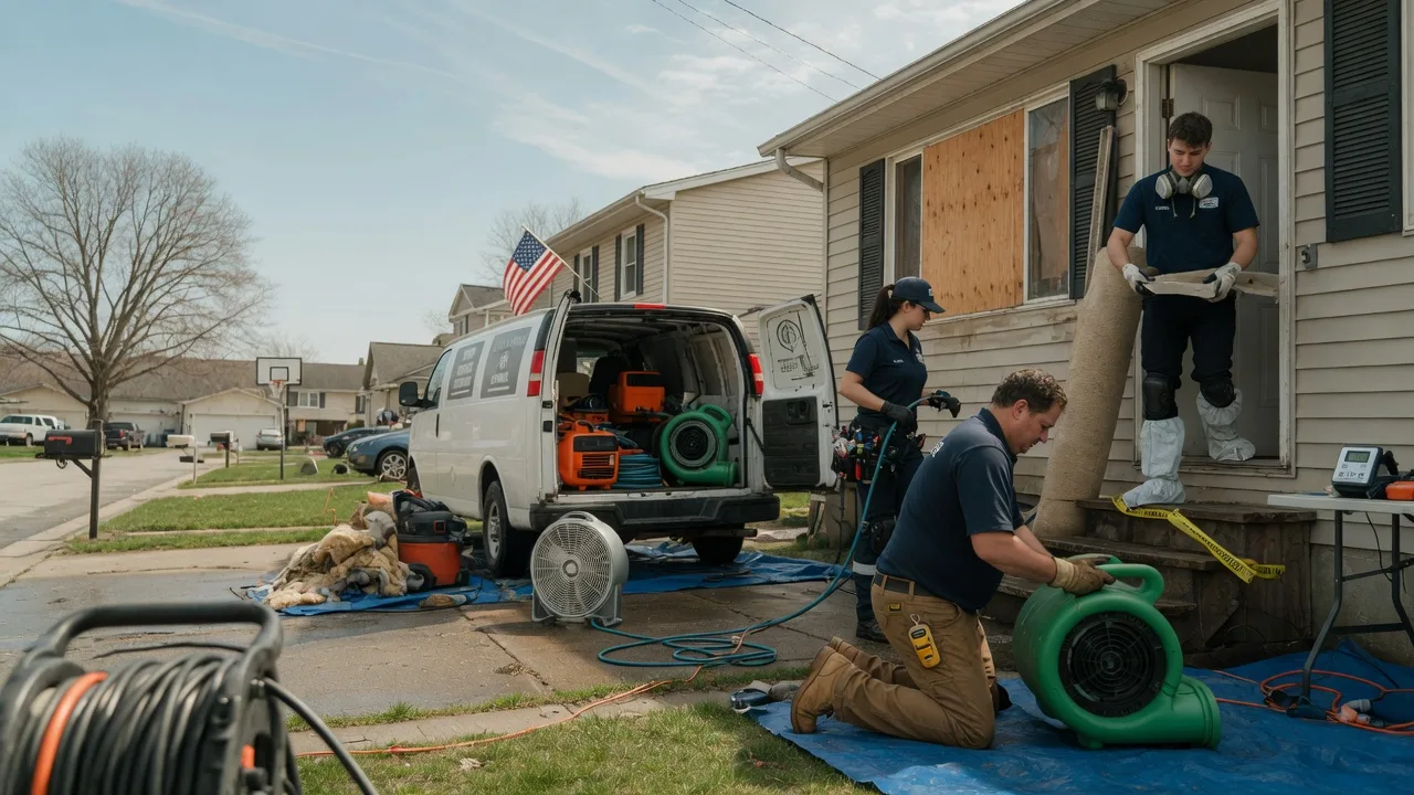 Water Damage Restoration in Brocton, IL near me